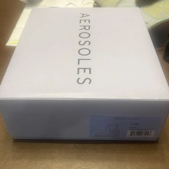 NEW Aeroles Brandi Navy Boot 7.5 - Picture 2 of 6